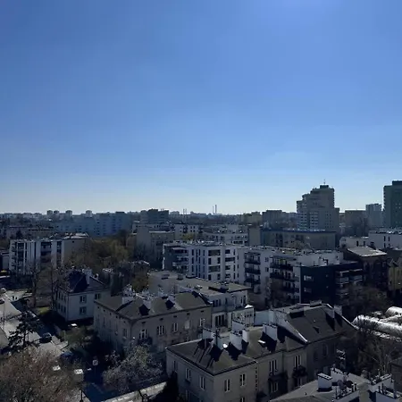 Apartment Golden View - With Parking, Balcony And Wifi Warsaw